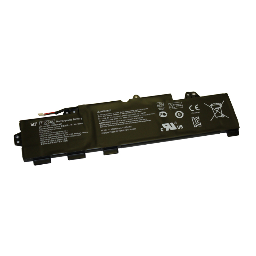Replacement Battery for HP Elitebook 755 G5 850 G5 / Zbook 15U G5 replacing OEM part numbers TT03XL 933322-855 932824-421 TT03056XL-PL // 11.55V 4850mAh 56Whr thumbnail