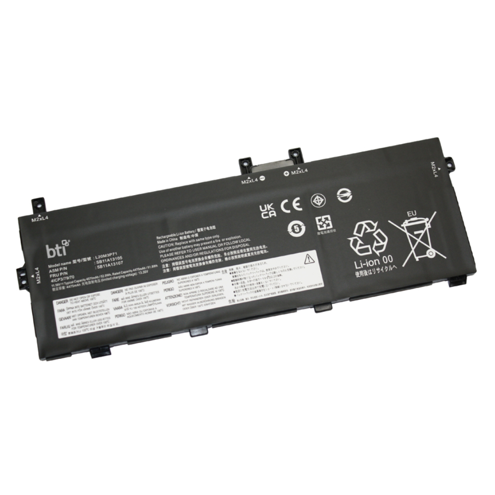 52.9 3 cell SB11A14634 compatible battery for LENOVO THINKPAD P16 GEN 1 21D7 THINKPAD P16 GEN 1 THINKPAD X13 YOGA GEN 3 21AX thumbnail