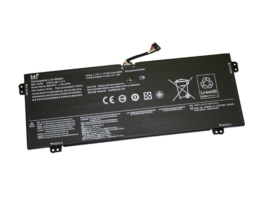 48Wh 4 cell L16L4PB1 compatible battery for LENOVO YOGA 720-13IKB 80X6 YOGA 720-13IKB thumbnail