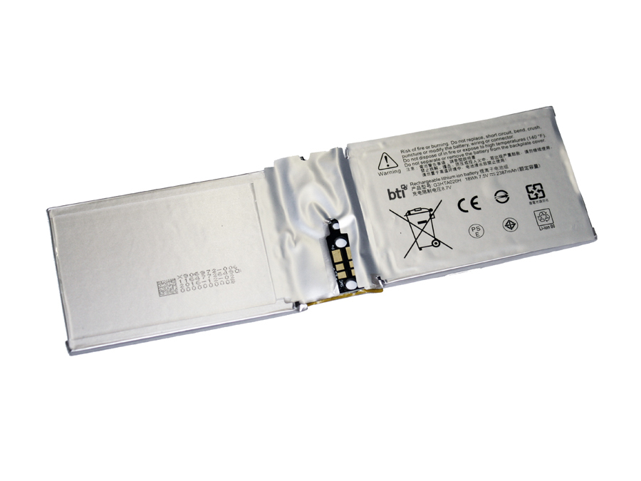 18Wh 2 cell DAK822470K compatible battery for MICROSOFT SURFACE BOOK 2 13 INCH SURFACE BOOK 2 13 IN SURFACE BOOK CR7 13.5 CR7-00007 thumbnail