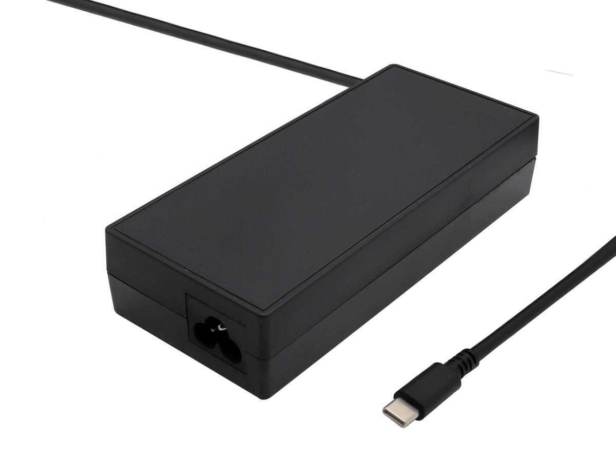 100W USB-C AC Adapter with 8 output voltages for all USB-C devices up to 100W - UK Connections thumbnail