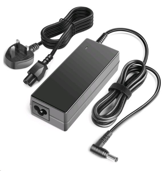 90W AC Adapter for Acer Aspire Extensa and Travelmate models with 5.5mm x 1.7mm connector - Inc. UK Connection thumbnail