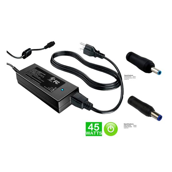 65W AC Adapter with 7.5mm and 4.5mm connectors for use with HP models compatible with H6Y89AA#ABA. Ships with UK plug thumbnail