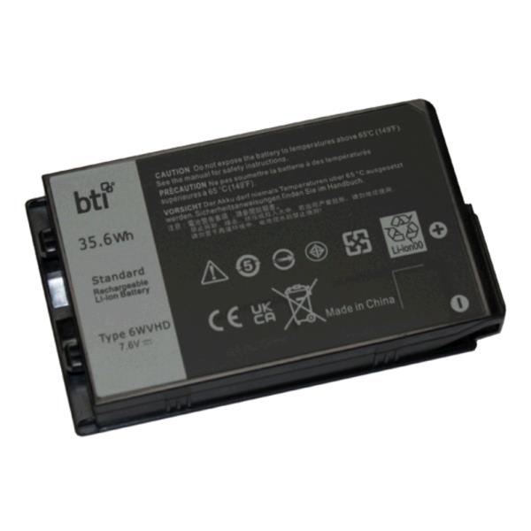 6WVHD compatible 35.6Wh 2-cell battery for LATITUDE 12 RUGGED 7230 EXTREME thumbnail