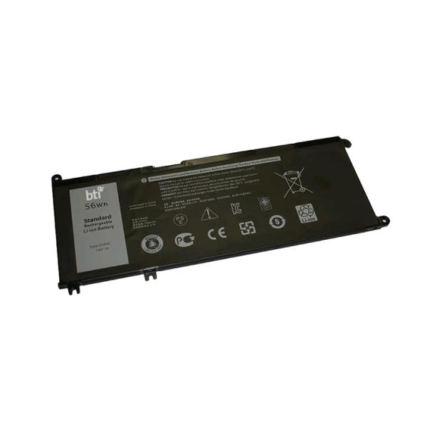 FMXMT compatible 56Wh 4-cell battery for DELL CHROMEBOOK 13 3380 thumbnail
