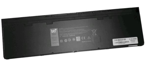 Replacement battery for DELL LATITUDE E7240 LATITUDE E7250 replacing OEM part numbers F3G33 0WG6RP WG6RP GVD76 0Y9HNT Y9HNT 9C26T HJ8KP 451-BBFX 9CNG3 451-BBOH J31N7 0J31N7 451-BBFW NCVF0 // 11.1V 2800MAH 31WH thumbnail