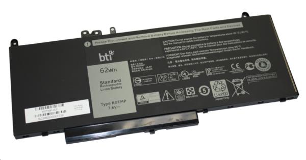 62Wh 4 cell WTG3T compatible battery for DELL LATITUDE E5550 LATITUDE E5450 thumbnail