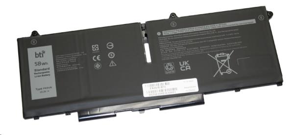 07KRV compatible 58Wh 4-cell battery for Dell Precision Latitude thumbnail