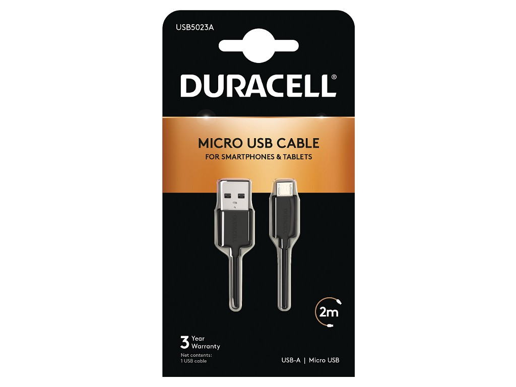 USB-A to Micro USB Cable 2m thumbnail