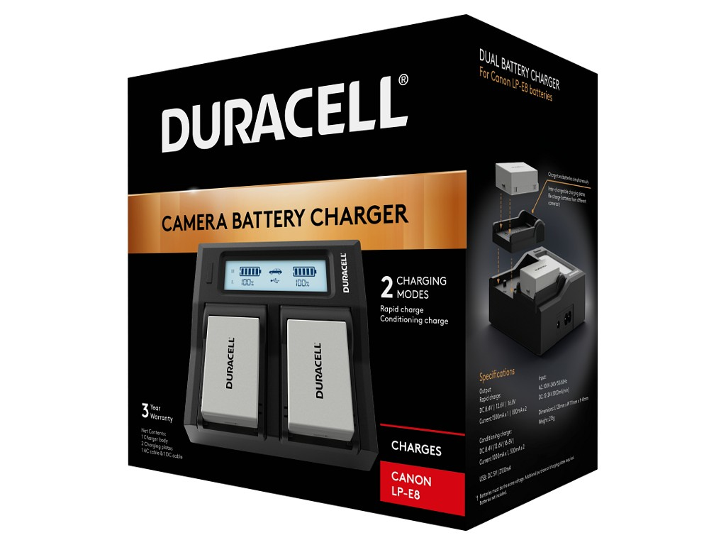 LED Dual DSLR Battery Charger thumbnail