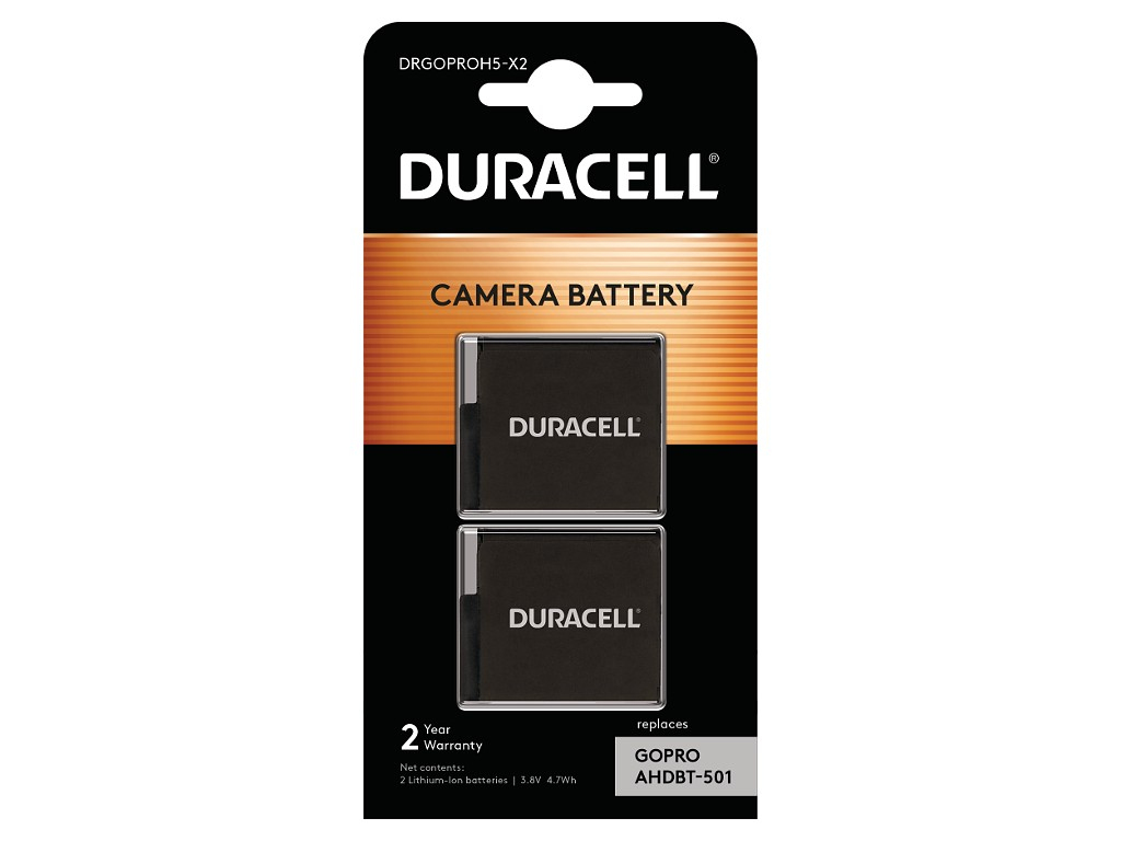 Action Camera Battery 3.8V 1250mAh (X2) thumbnail