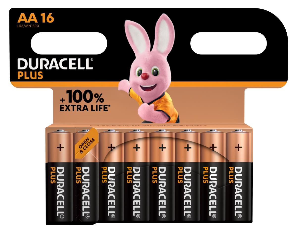 Plus AA Alkaline - 16 Pack thumbnail