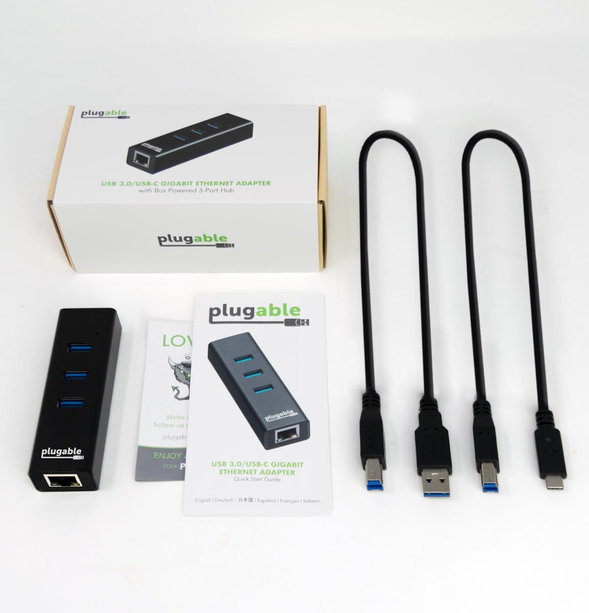 3 port USB 3.0 Bus Powered Hub thumbnail