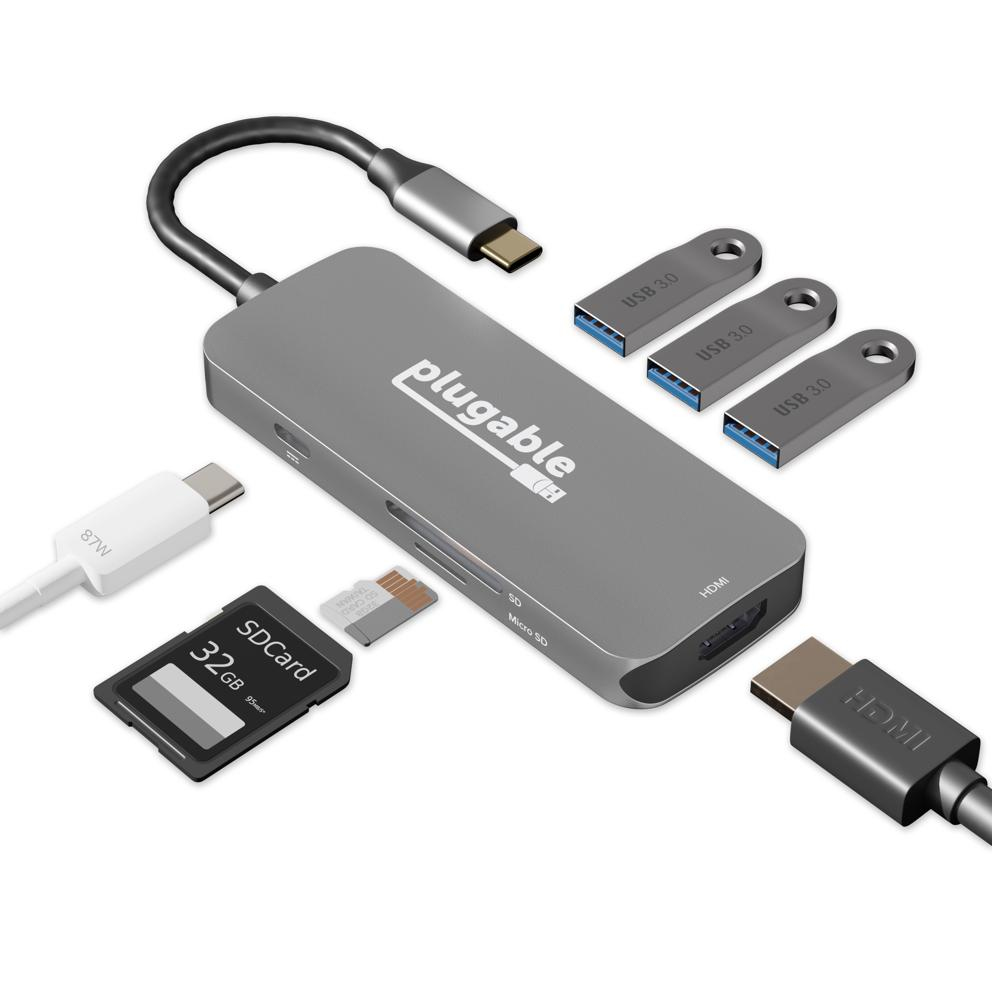 USB C 7-in-1 Adapter Hub thumbnail