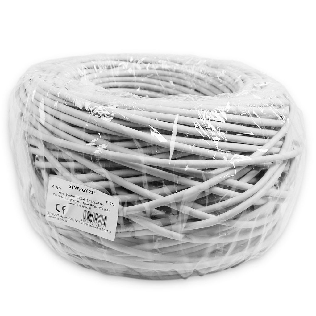 EU Product - Kabel 500MHz Cat6a S-STP S/FTP Patchkabel flex grau Hal - Cable - Network thumbnail