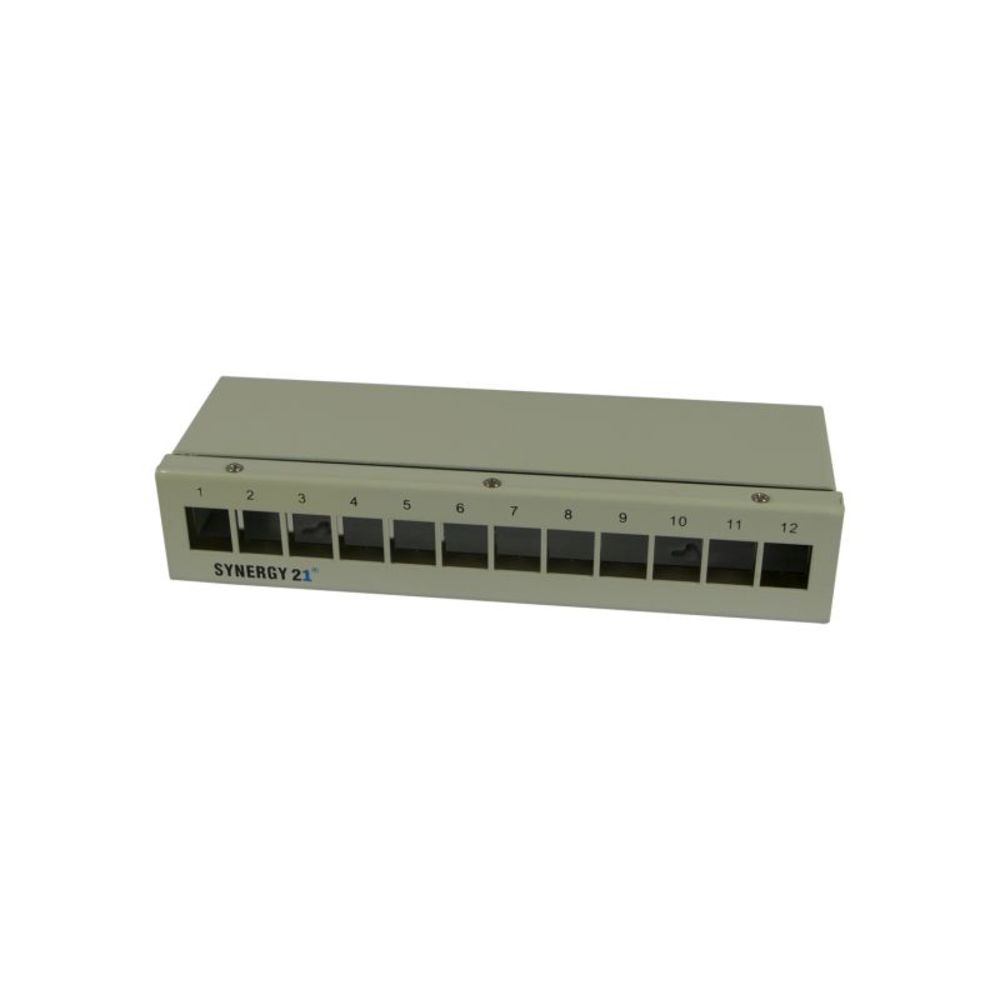 EU Product - Keystone Modultrger Patchpanel fr 12x TP-Modul Aufputz Metall thumbnail