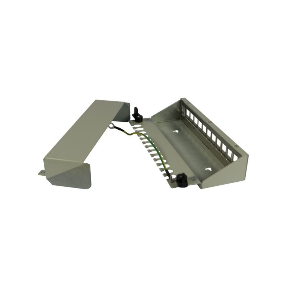 EU Product - Keystone Modultrger Patchpanel fr 12x TP-Modul Aufputz Metall thumbnail