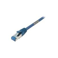 EU Product - Patchkabel RJ45, CAT6A 500Mhz, 7,5m, blau, S-STP(S/FTP), AWG27, LSZH, - geflecht/Adernpaarefolien-geschirmt - Halogenfrei thumbnail