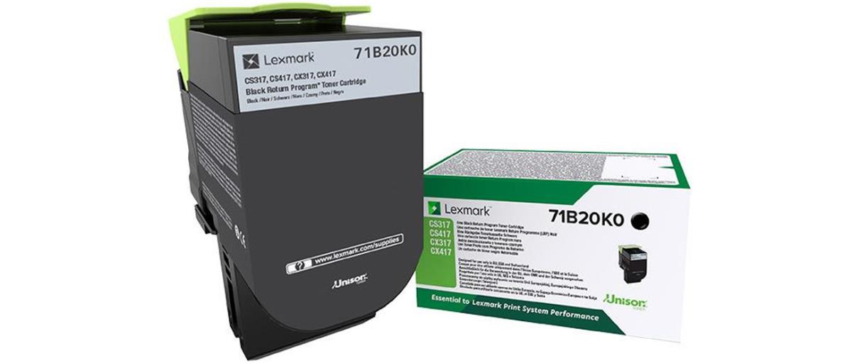 X317 BLACK LEXMARK RETURN CART thumbnail