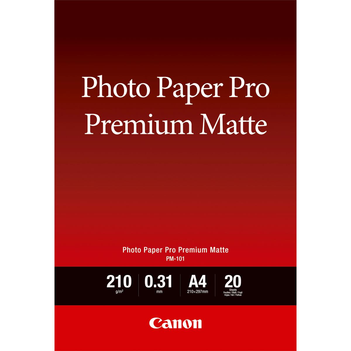 PHOTO PAPER PREMIUM MATTE A4 20 SHEE thumbnail