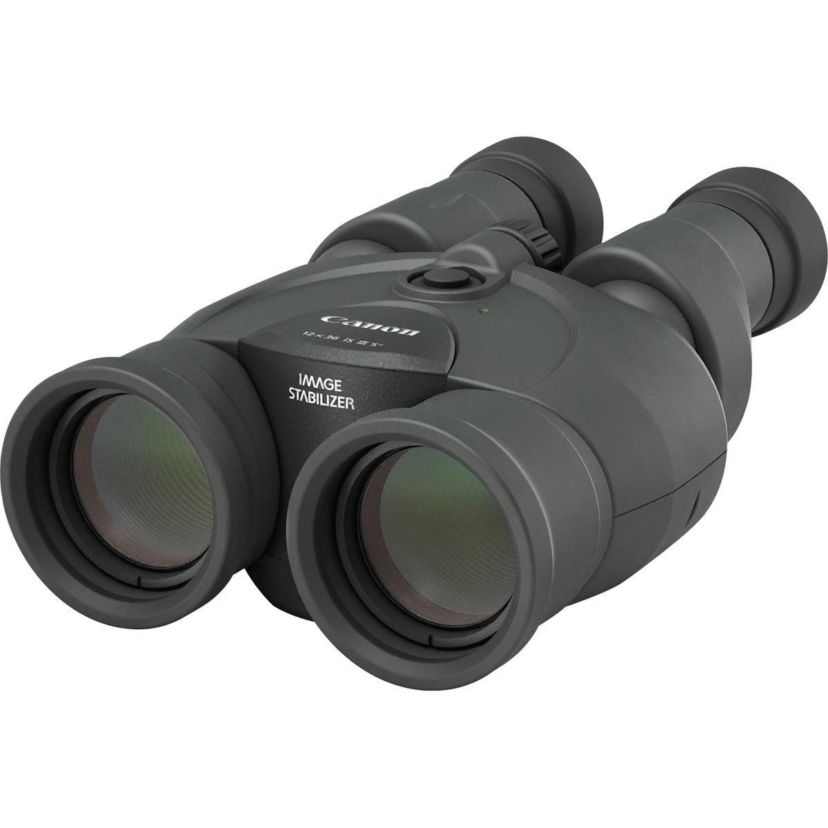 IS III Image Stabilising 12 x 36 mm Binoculars with Eye Cap, Neck Strap & Case - Black thumbnail