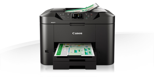 MAXIFY MB2750 MB 2750 - Multifunction printer - colour - inkjet - A4 (210 x 297 mm), Legal (216 x 356 mm) (original) - A4/Legal (media) - up to 22  ppm (copying) - up to 24 ipm (printing) - 500 sheets - 33.6 Kbps - USB 2.0, LAN, Wi-Fi(n), USB host thumbnail