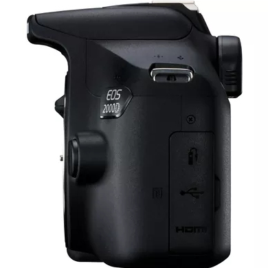 EOS 2000D SLR Black Camera Body Only thumbnail