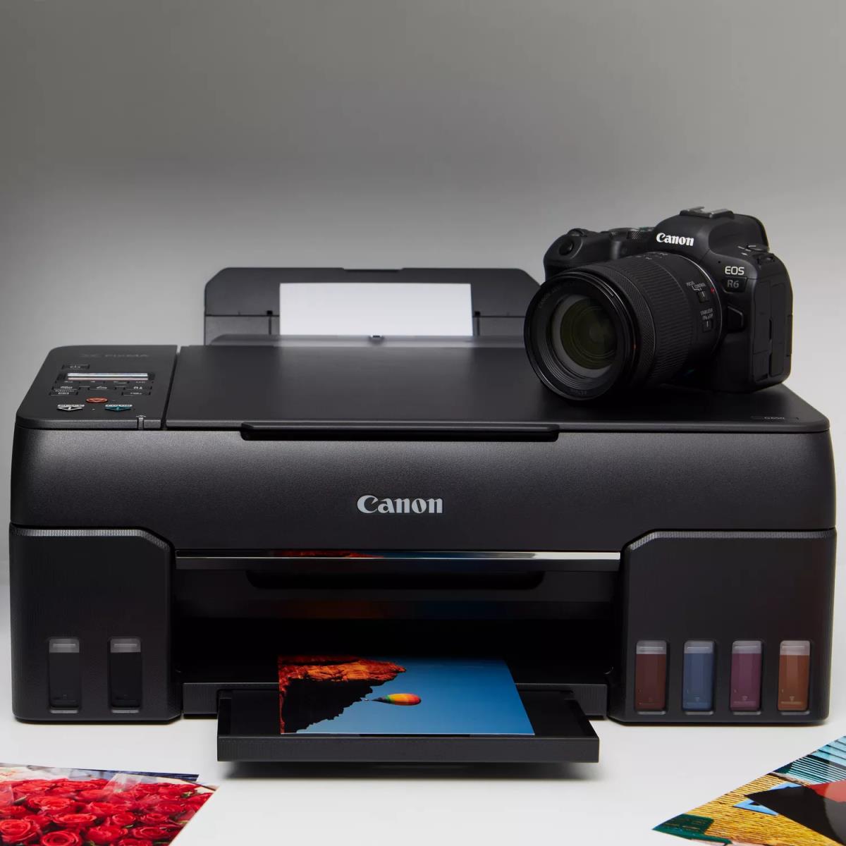 PIXMA G650 G 650 - Multifunction printer - colour - inkjet - refillable - A4 (210 x 297 mm), Letter A (216 x 279 mm) (original) - A4/Legal (media) - up to 3.9 ipm (printing) - 100 sheets - USB 2.0, Wi-Fi(n) thumbnail