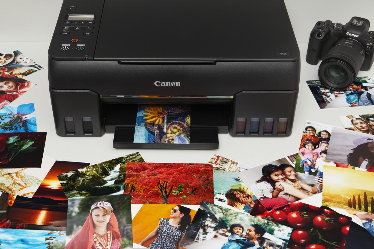PIXMA G650 G 650 - Multifunction printer - colour - inkjet - refillable - A4 (210 x 297 mm), Letter A (216 x 279 mm) (original) - A4/Legal (media) - up to 3.9 ipm (printing) - 100 sheets - USB 2.0, Wi-Fi(n) thumbnail