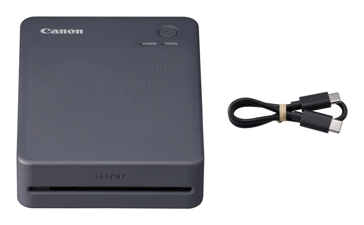 SELPHY QX20 - Printer - colour - dye sublimation - 72 x 85 mm up to 0.66 min/page (colour) - capacity: 10 sheets - Wi-Fi(g) - dark grey thumbnail