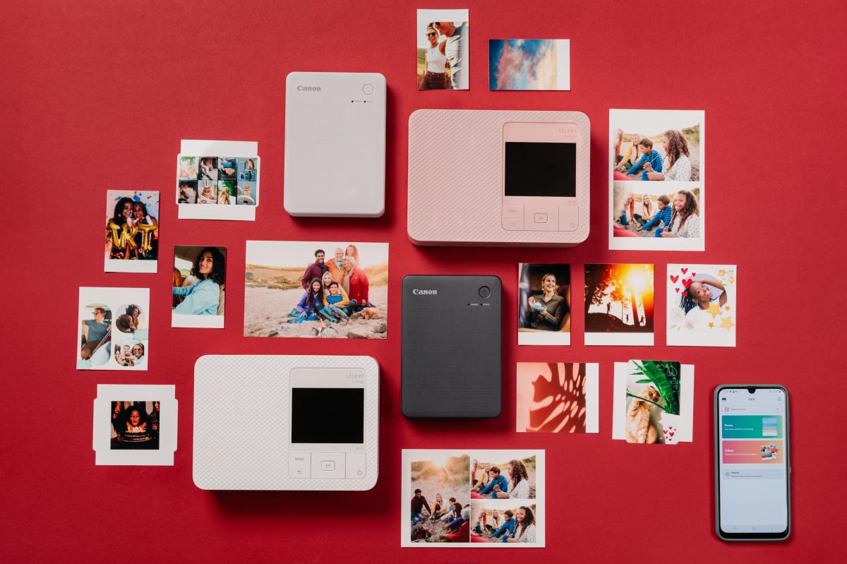 SELPHY QX20 - Printer - colour - dye sublimation - 72 x 85 mm up to 0.66 min/page (colour) - capacity: 10 sheets - Wi-Fi(g) - dark grey thumbnail