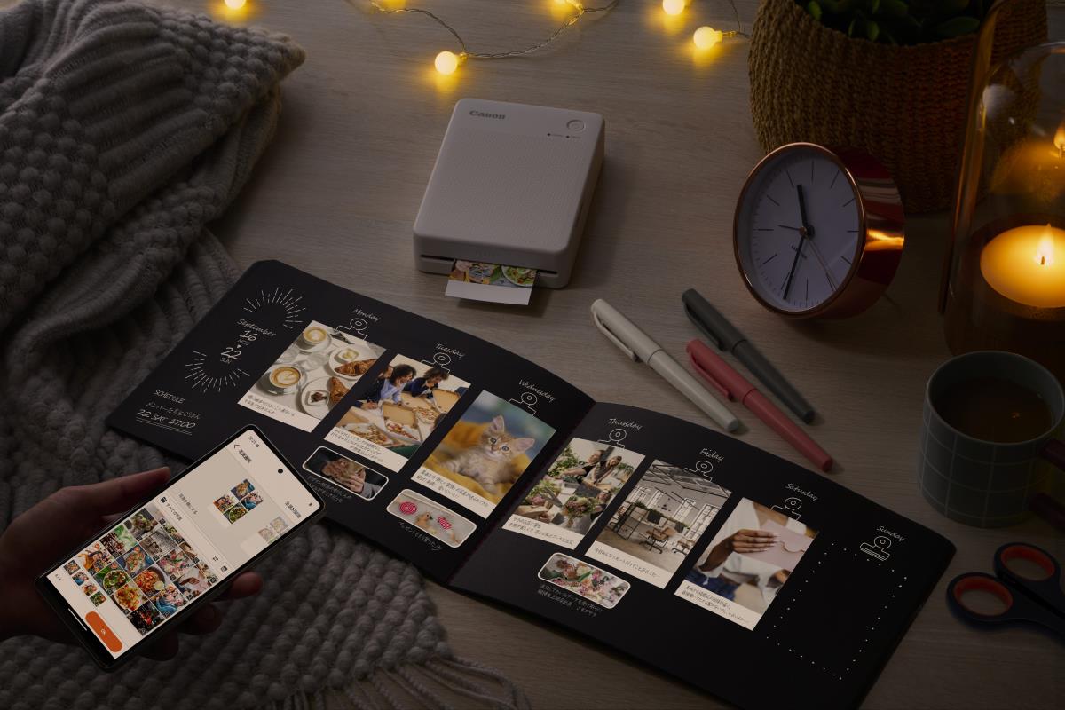 SELPHY QX20 - Printer - colour - dye sublimation - 72 x 85 mm up to 0.66 min/page (colour) - capacity: 10 sheets - Wi-Fi(g) - dark grey thumbnail