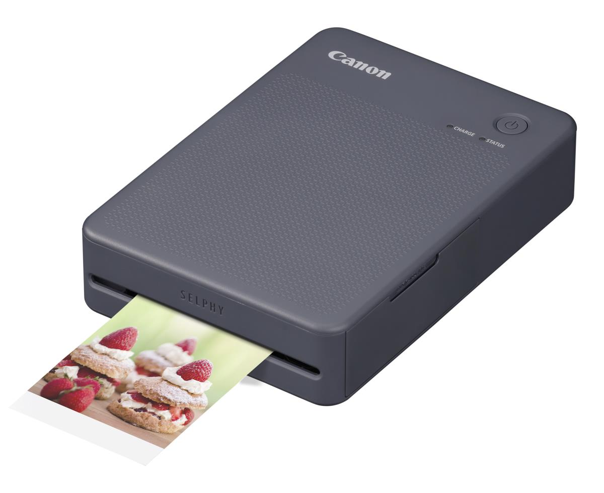 SELPHY QX20 - Printer - colour - dye sublimation - 72 x 85 mm up to 0.66 min/page (colour) - capacity: 10 sheets - Wi-Fi(g) - dark grey thumbnail