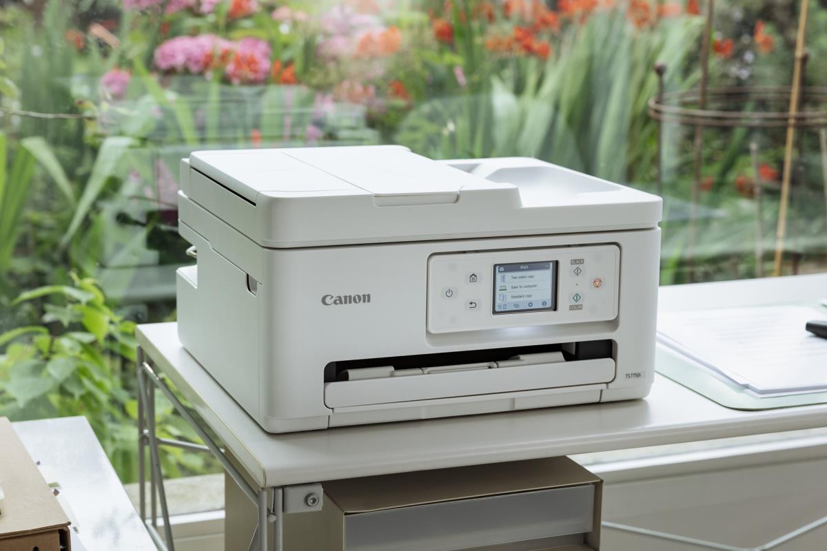 PIXMA TS7750i  A4  Print, ADF, Copy, Scan, Cloud. Up to 12001 x 1200 dpi 15ipm (mono), 10ipm (colour). Duplex, USB/WIFI. AirPrint/MacOS/Windows/(Mopria)Andriod/WIFI Dire thumbnail