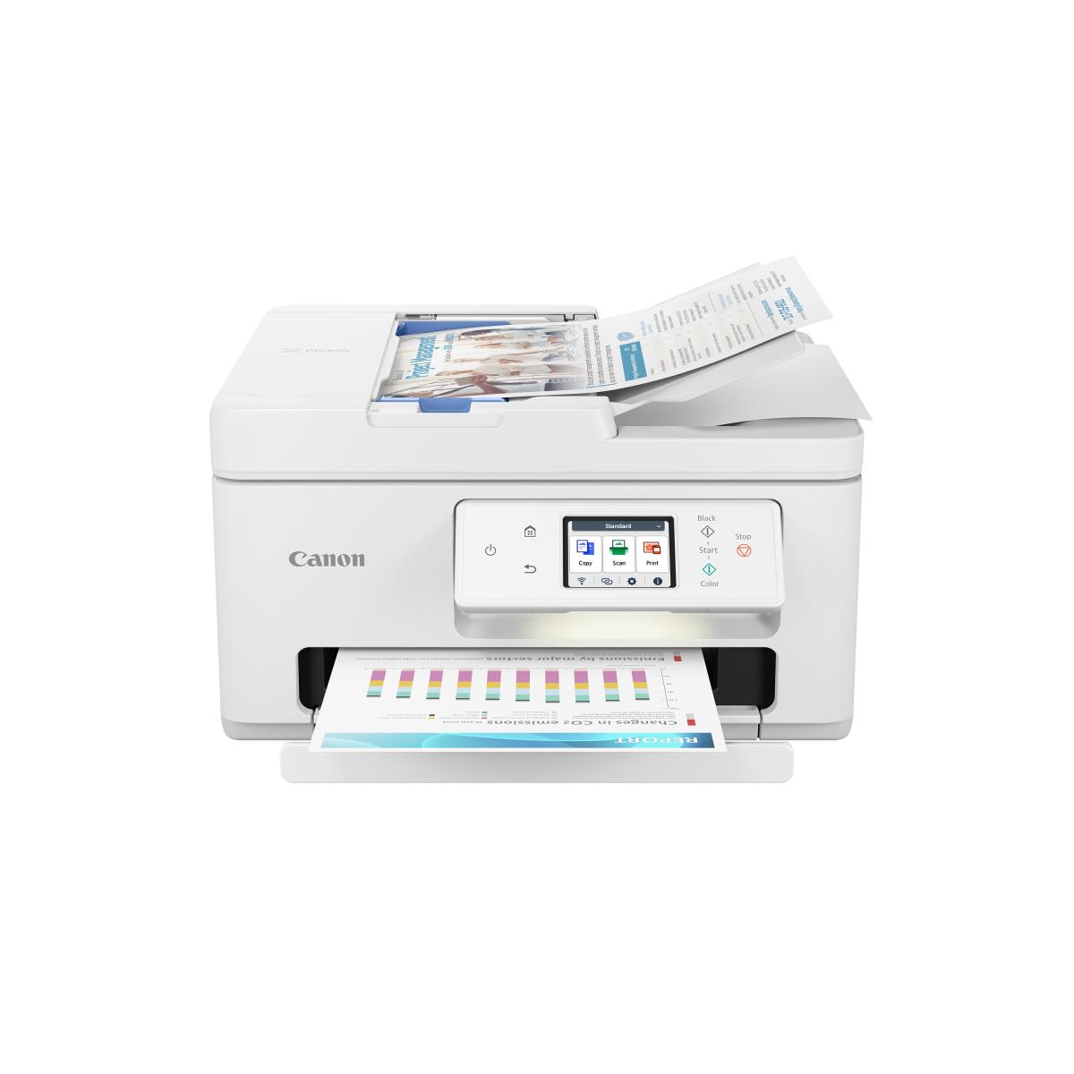 PIXMA TS7750i  A4  Print, ADF, Copy, Scan, Cloud. Up to 12001 x 1200 dpi 15ipm (mono), 10ipm (colour). Duplex, USB/WIFI. AirPrint/MacOS/Windows/(Mopria)Andriod/WIFI Dire thumbnail