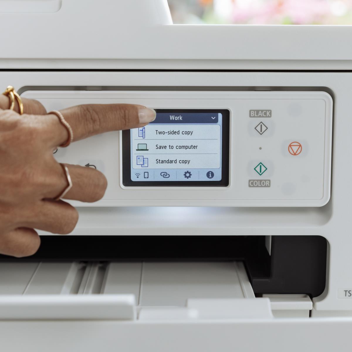 PIXMA TS7750i  A4  Print, ADF, Copy, Scan, Cloud. Up to 12001 x 1200 dpi 15ipm (mono), 10ipm (colour). Duplex, USB/WIFI. AirPrint/MacOS/Windows/(Mopria)Andriod/WIFI Dire thumbnail