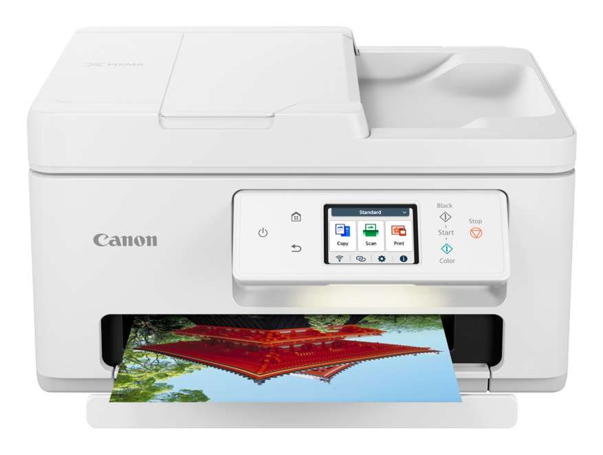 PIXMA TS7750i  A4  Print, ADF, Copy, Scan, Cloud. Up to 12001 x 1200 dpi 15ipm (mono), 10ipm (colour). Duplex, USB/WIFI. AirPrint/MacOS/Windows/(Mopria)Andriod/WIFI Dire thumbnail