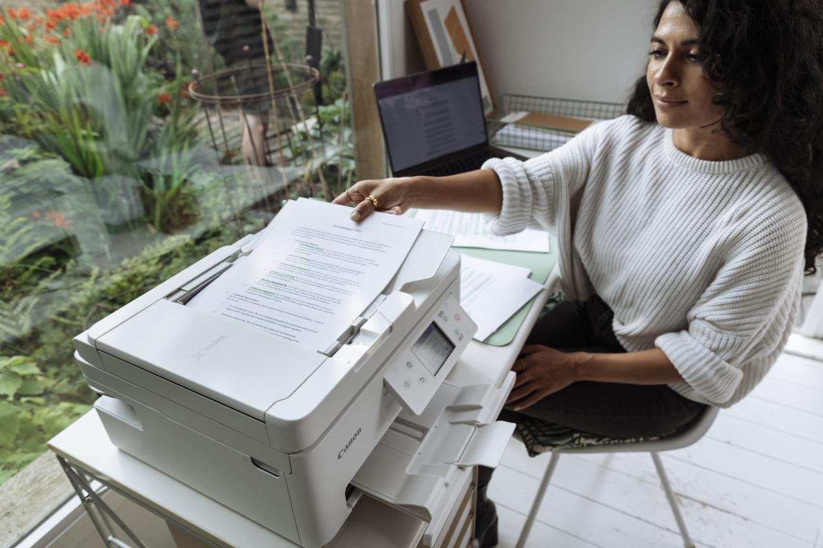 PIXMA TS7750i  A4  Print, ADF, Copy, Scan, Cloud. Up to 12001 x 1200 dpi 15ipm (mono), 10ipm (colour). Duplex, USB/WIFI. AirPrint/MacOS/Windows/(Mopria)Andriod/WIFI Dire thumbnail