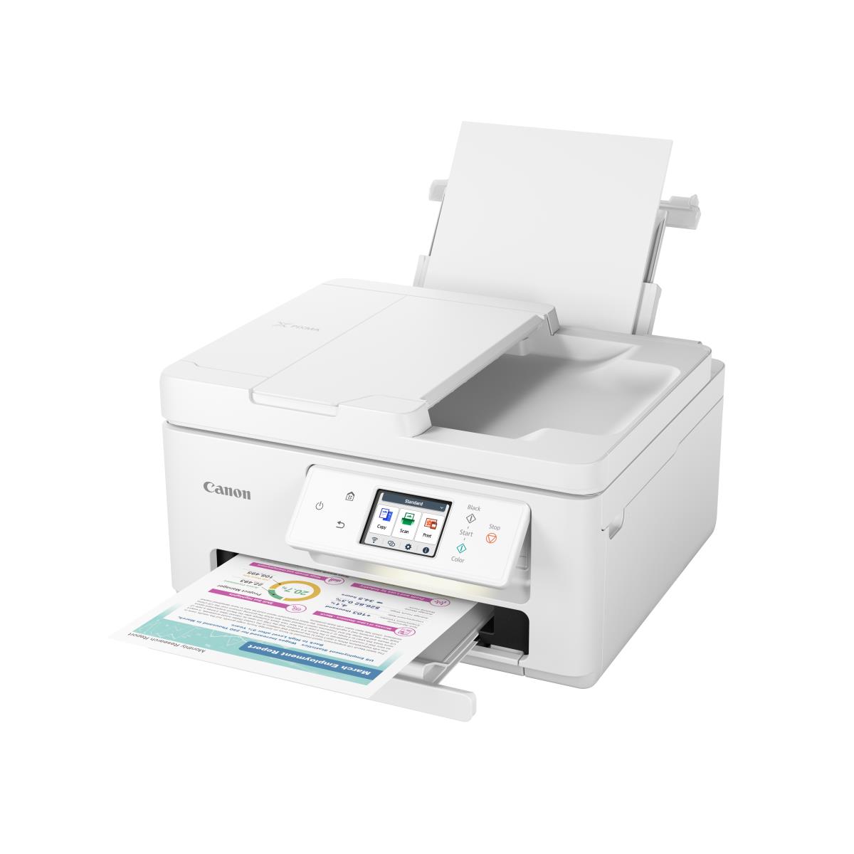 PIXMA TS7750i  A4  Print, ADF, Copy, Scan, Cloud. Up to 12001 x 1200 dpi 15ipm (mono), 10ipm (colour). Duplex, USB/WIFI. AirPrint/MacOS/Windows/(Mopria)Andriod/WIFI Dire thumbnail