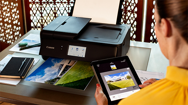 TS9550a A3/A4 Colour MFP. A3 Printing, A4 scanning. 20 Page ADF, Up to 4800 x 1200 dpi. Auto Duplex Print (A4, A5, B5, Letter - Plain Paper). CD/DVD disc printing. USB, LAN, WIFI. Windows/MacOS, Android, IOS thumbnail