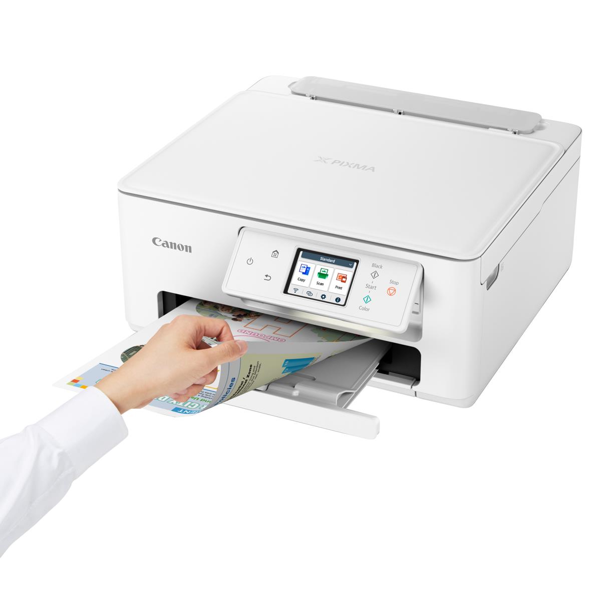 PIXMA TS7650i  A4  Print, Copy, Scan, Cloud. Up to 12001 x 1200 dpi 15ipm (mono), 10ipm (colour). USB/WIFI. AirPrint/MacOS/Windows/(Mopria)Andriod/WIFI Direct thumbnail