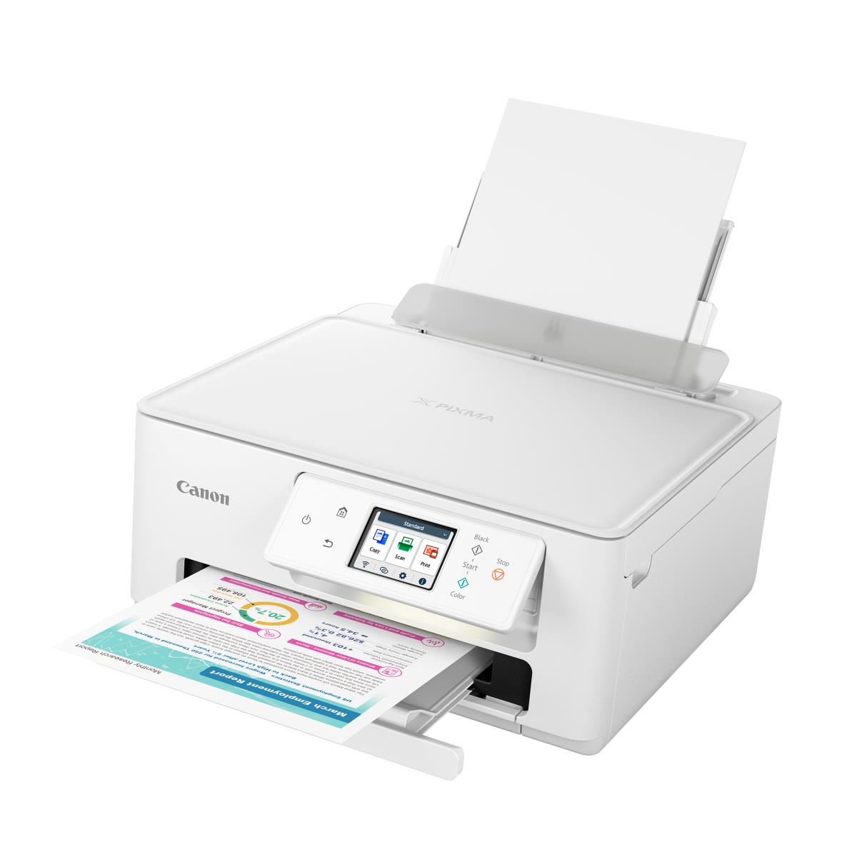 PIXMA TS7650i  A4  Print, Copy, Scan, Cloud. Up to 12001 x 1200 dpi 15ipm (mono), 10ipm (colour). USB/WIFI. AirPrint/MacOS/Windows/(Mopria)Andriod/WIFI Direct thumbnail