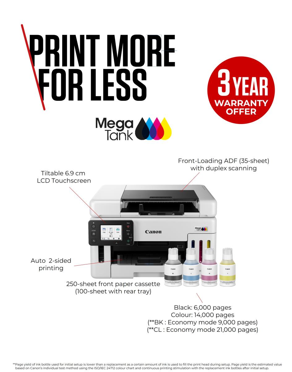 MAXIFY GX6550 3IN1 24IPM MONO thumbnail