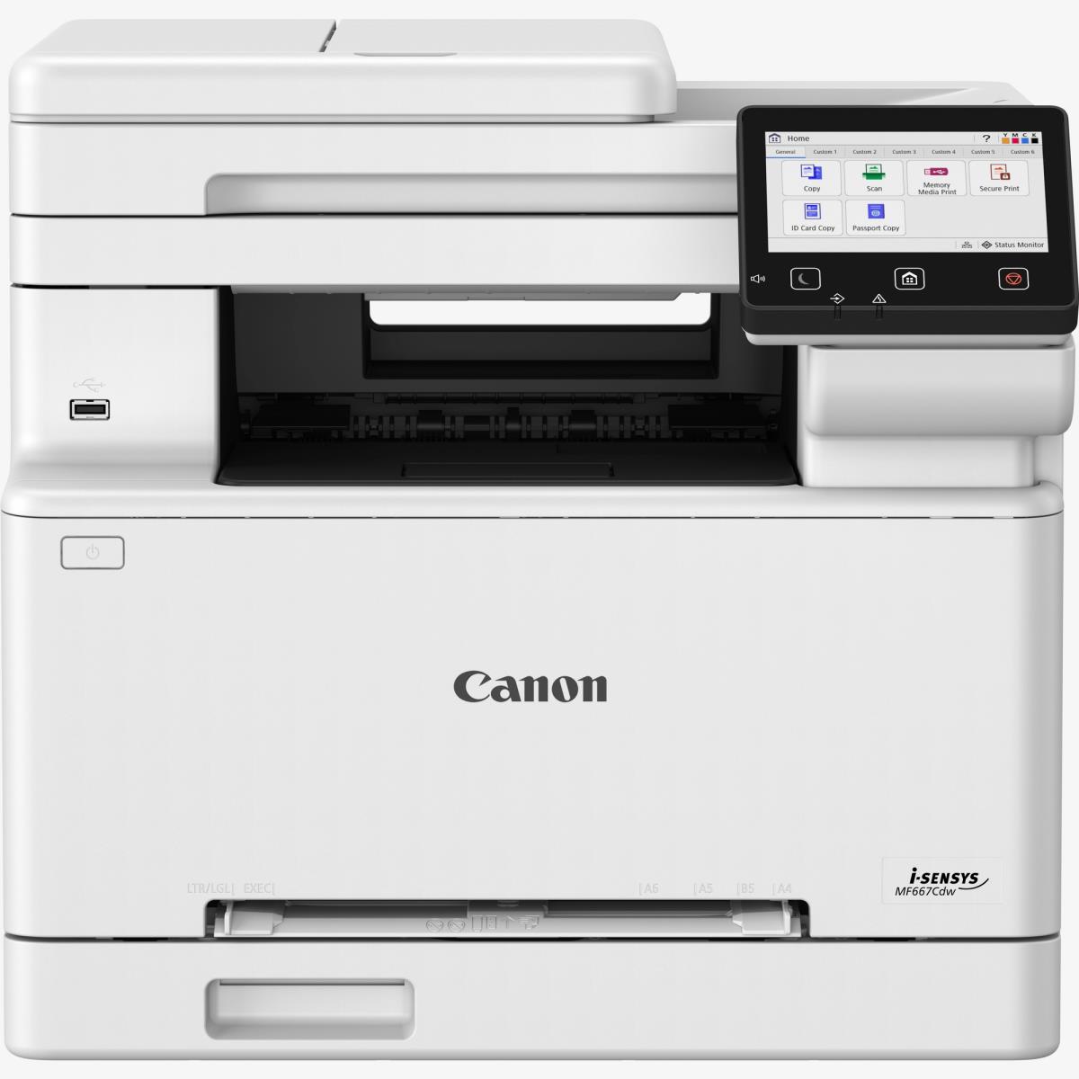 EU Product - i-SENSYS MF 667 Cdw Laser/Led Fax - Colored - 25 ppm - USB 2.0 thumbnail
