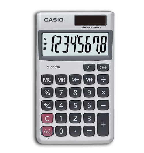 SL-300SV Handheld Calculator thumbnail