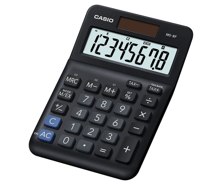MS-8F Mini Desk Calculator thumbnail