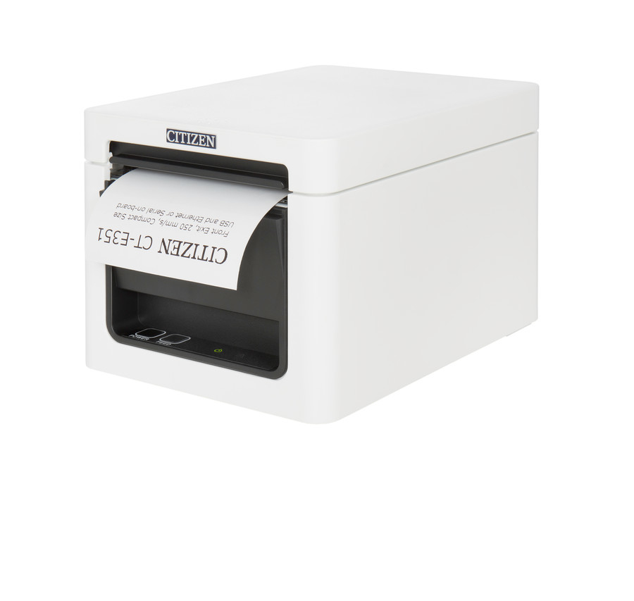 EU Product - CT-E351, USB, RS232, 8 dots/mm (203 dpi), white thumbnail