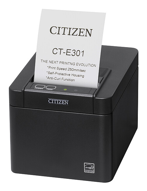 CT-E301 Printer, Triple Interface, Black thumbnail