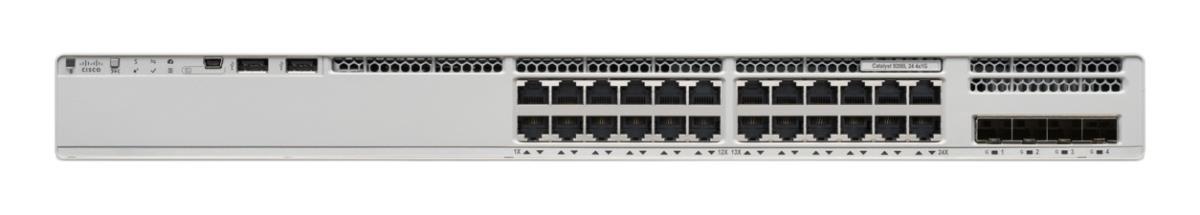 Cisco Catalyst 9200L - Network Advantage - switch - L3 - 24 x 10/100/1000 (PoE+) + 4 x Gigabit SFP (uplink) - rack-mountable - PoE+ (740 W) - remanufactured thumbnail
