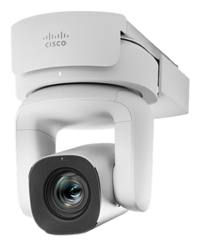 Cisco Room Vision PTZ - Conference camera - PTZ - colour - 3840 x 2160 - 4K UHD (3840 x 2160) - motorized - HDMI, video over IP - GbE - DC 42.5 - 57 V / PoE+ thumbnail